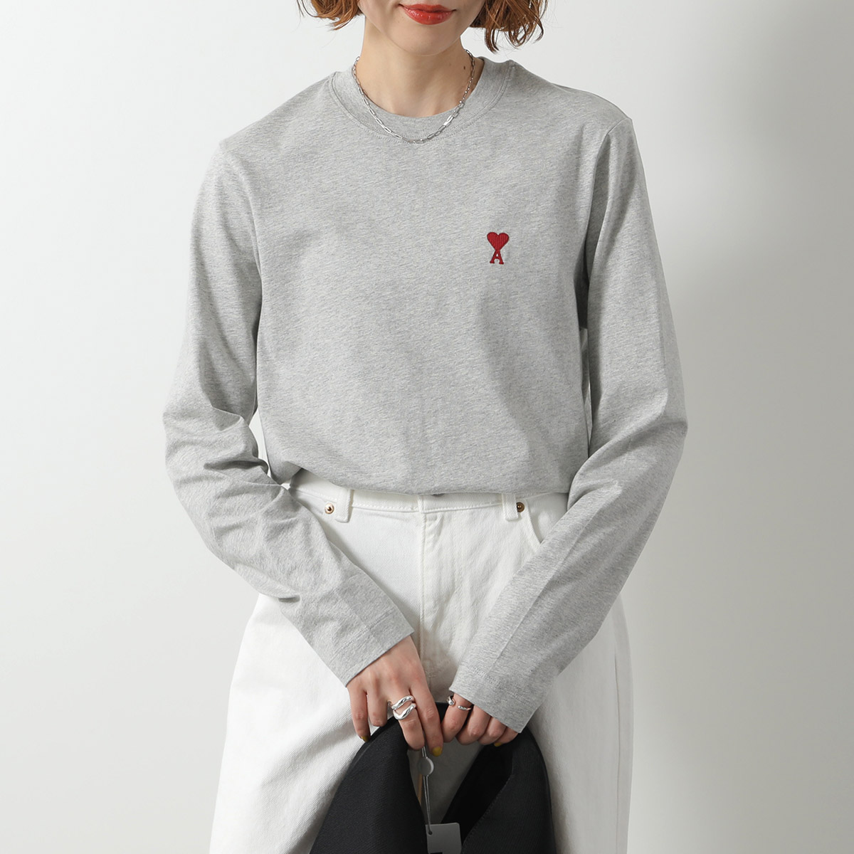 楽天市場】ami paris アミパリス Tシャツ BFUTS235.724 レディース