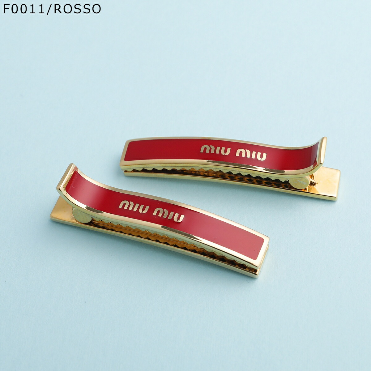 楽天市場】MIUMIU ミュウミュウ ヘアクリップ 5JF136 2F6T レディース