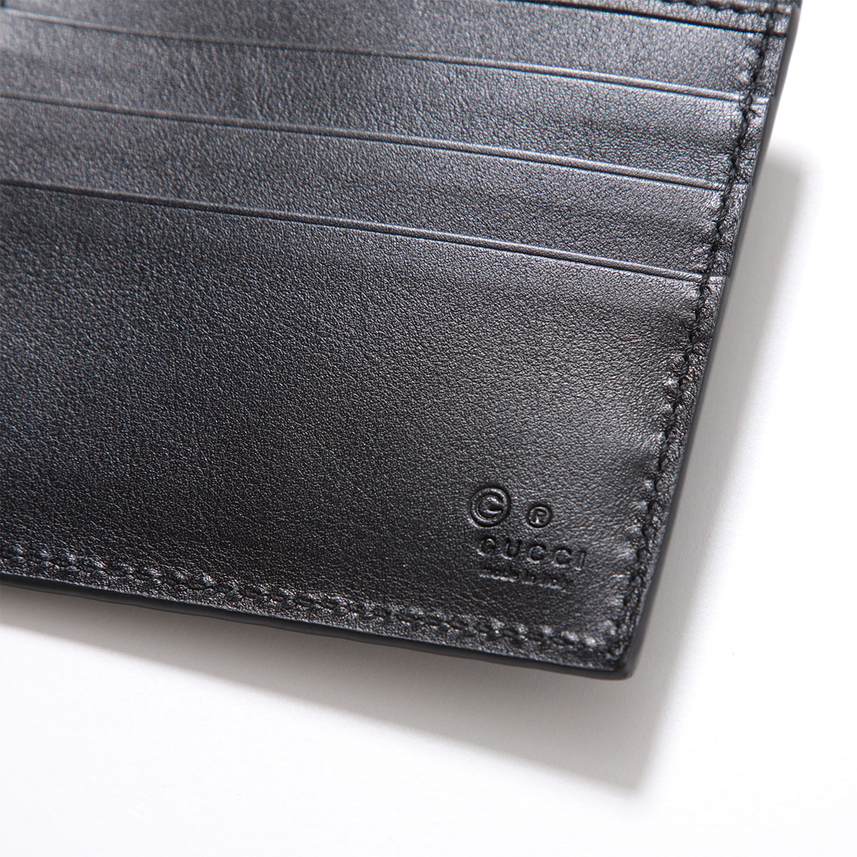 楽天市場】GUCCI グッチ 二つ折り財布 MICRO GUCCI SSIMA マイクロ