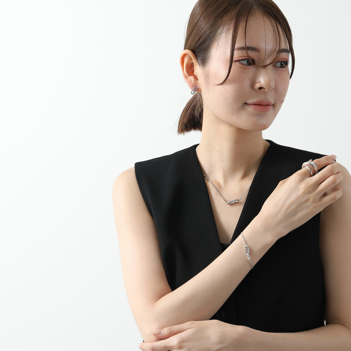 楽天市場】FENDI フェンディ ピアス オーロック 8AH600 A44G