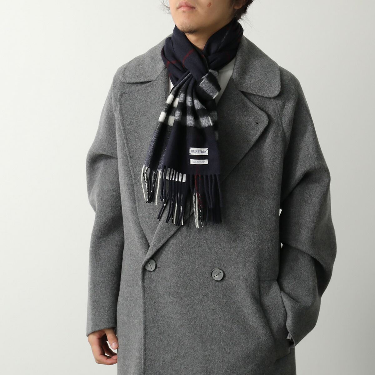 楽天市場】BURBERRY バーバリー マフラー MU GIANT CHK CS SC 8085927