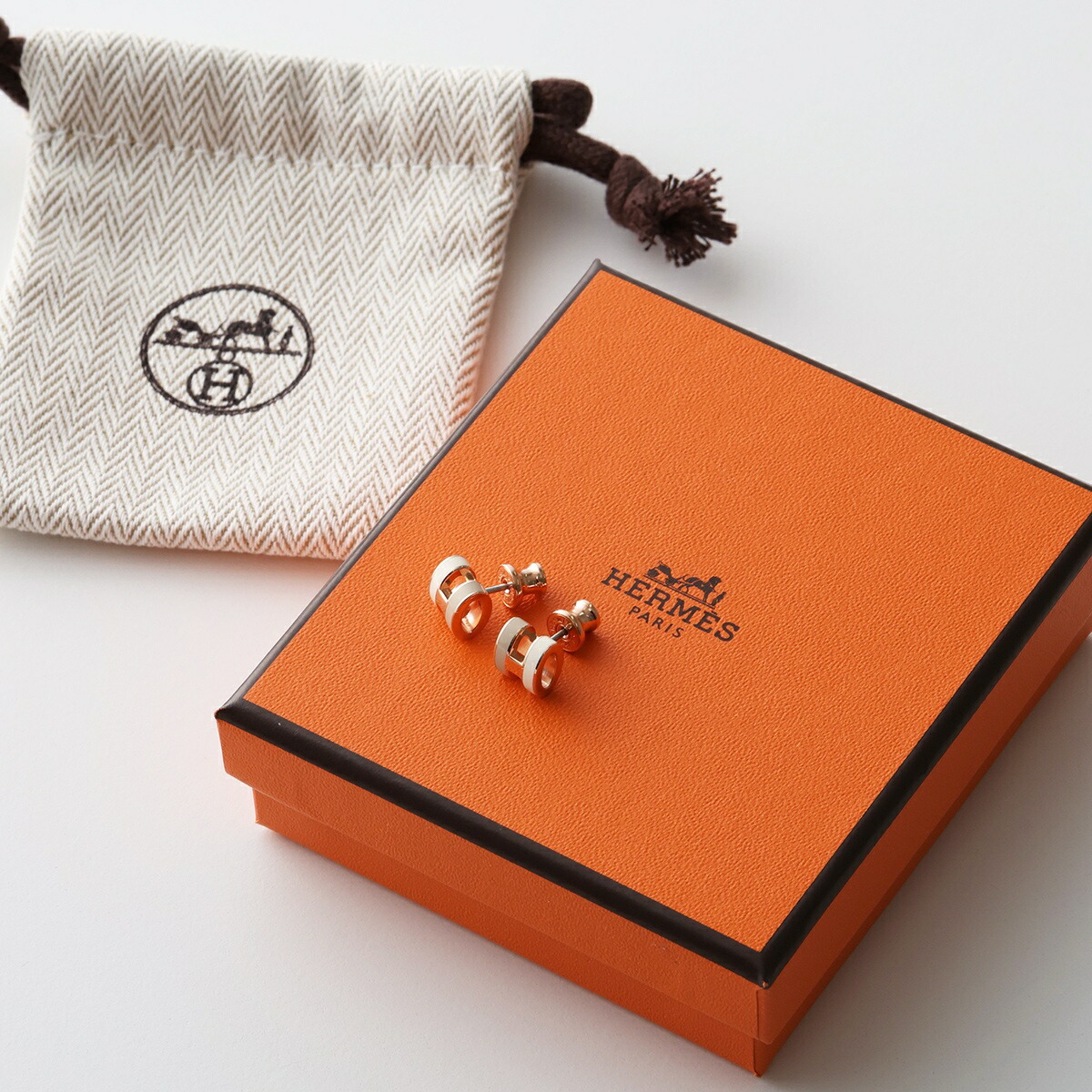 楽天市場】HERMES エルメス ピアス ポップアッシュ ミニ ロカバール