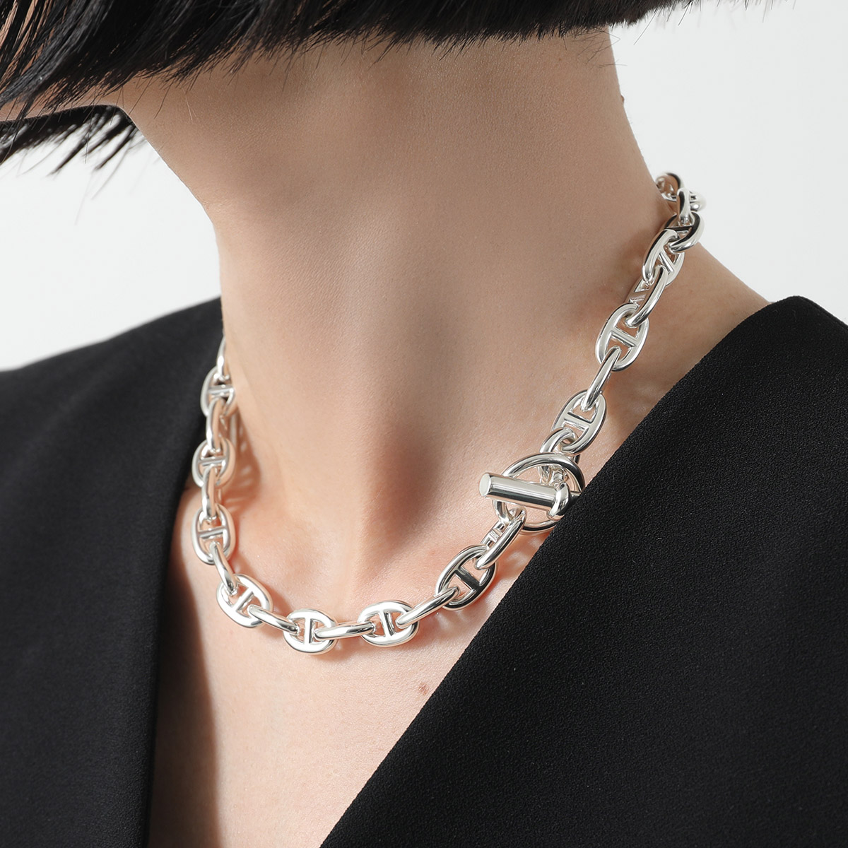 楽天市場】HERMES エルメス ネックレス シェーヌダンクル Chaine