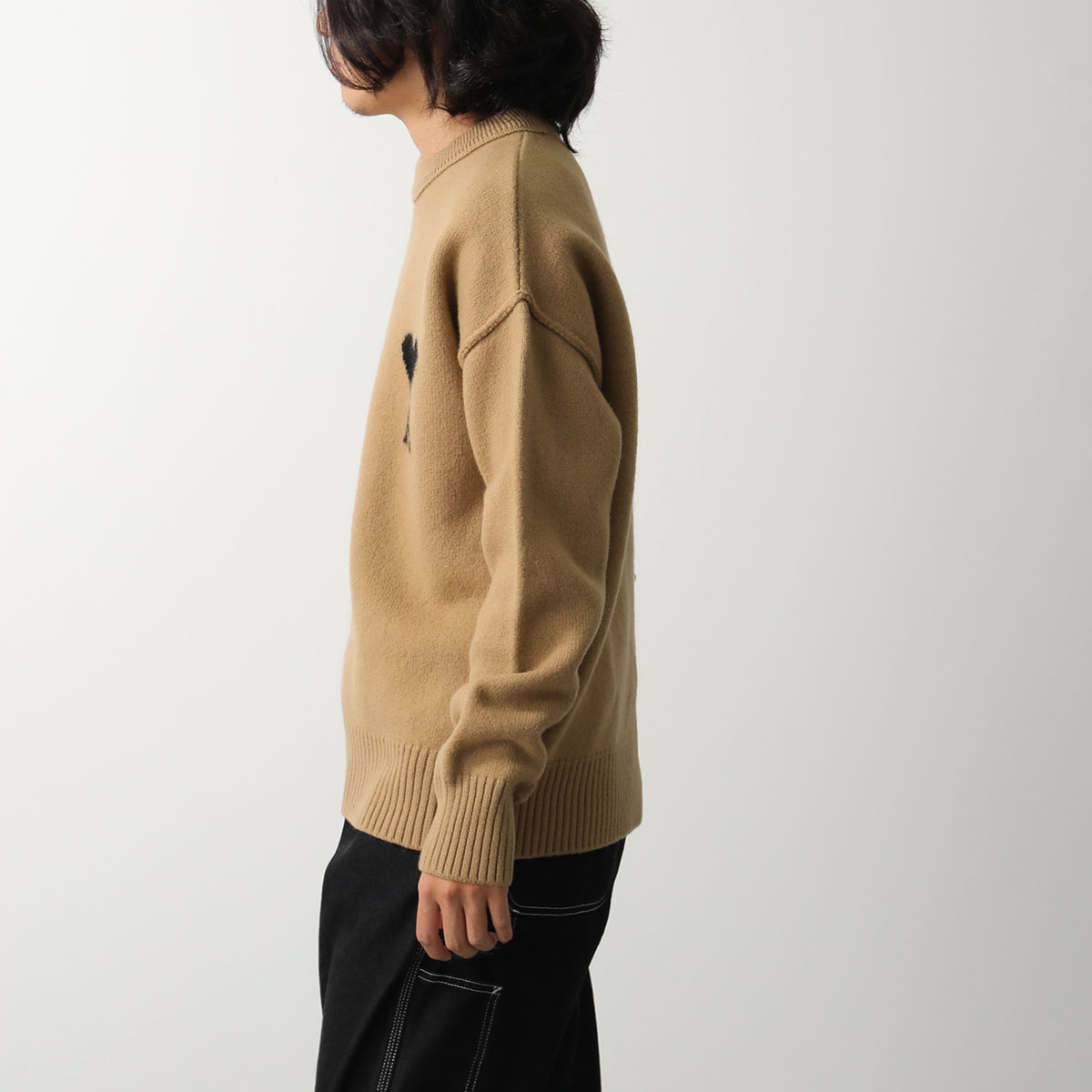 楽天市場】ami paris アミパリス ニット UKS838 018 メンズ セーター