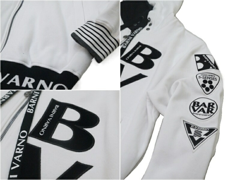 BARNI VARNO ホワイトジャージ LL BARNI VARNO ホワイトジャージ LL
