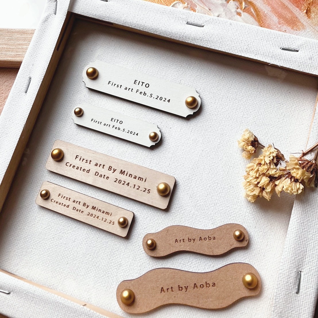 楽天市場】【文字オーダー】木製アートタグ 選べるデザイン・カラー