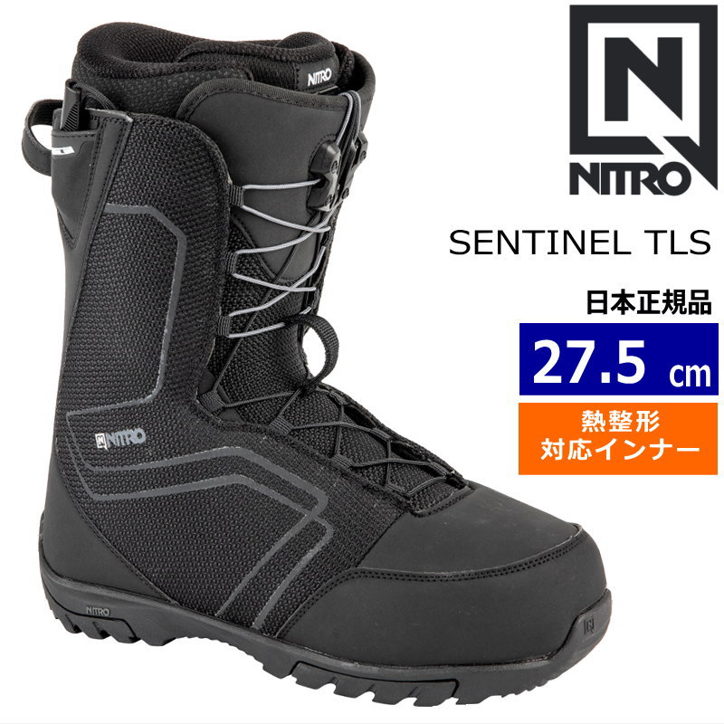 楽天市場】【即納】 24-25 NITRO SENTINEL TLS ｶﾗｰ:TRUE BLACK 27.5cm