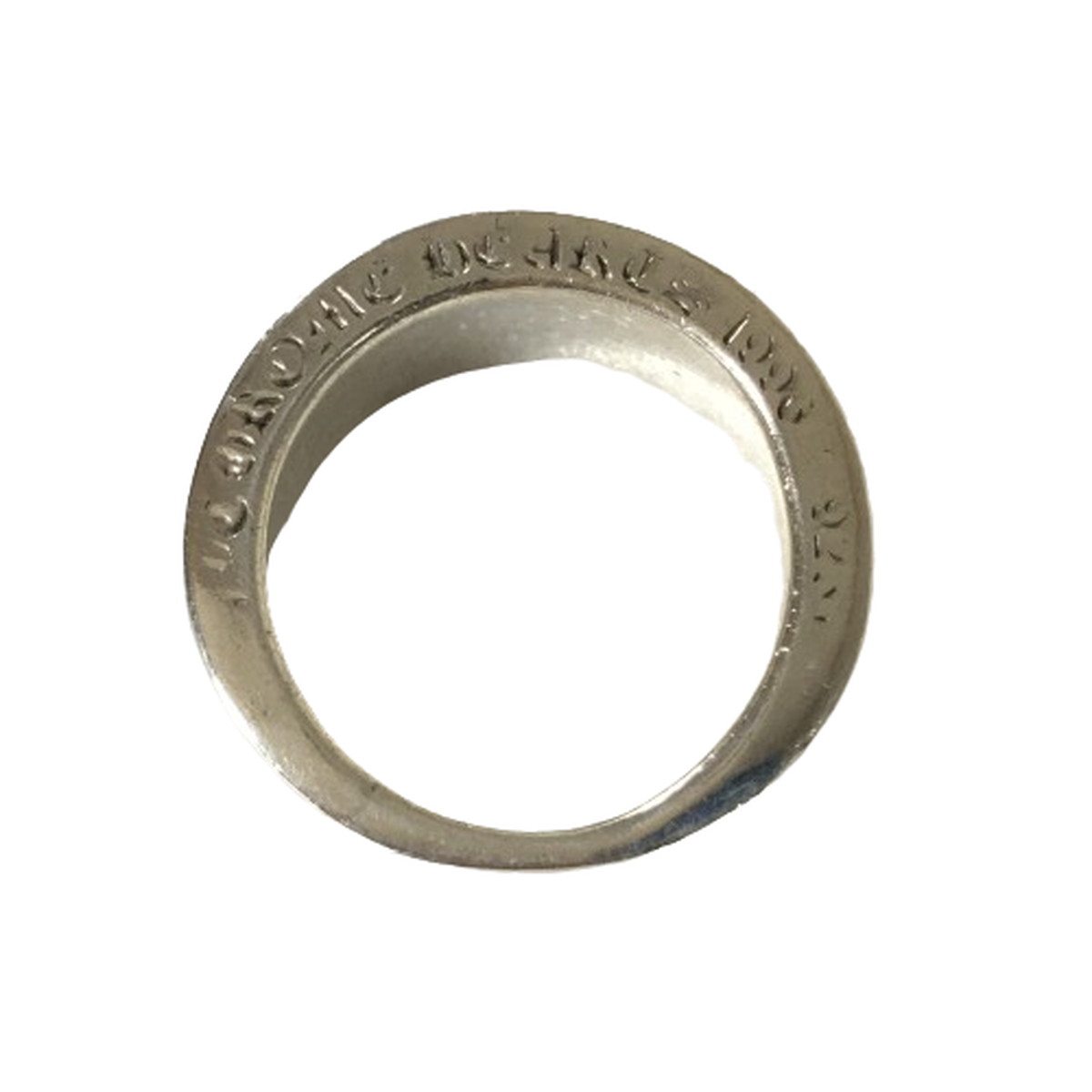 楽天市場】クロムハーツ CHROME HEARTS リング ナローVバンドリング