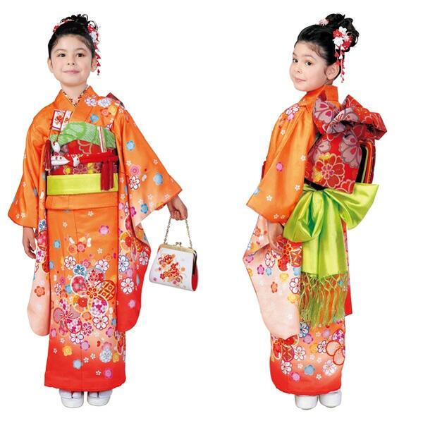 楽天市場】【晴れ着セット】RK 七五三 七歳 着物 結び帯 草履 バッグ