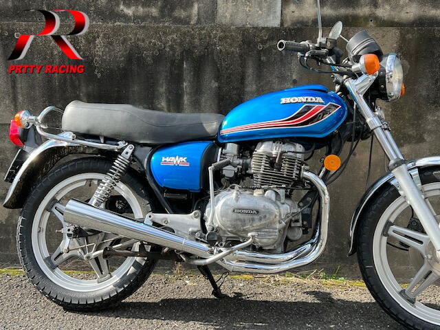楽天市場】HONDA CB250N CB400N ホーク3 極 サイドクロスメガホン