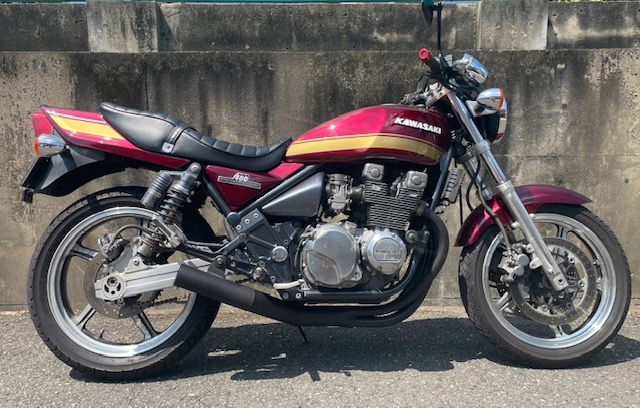 楽天市場】PRETTYRACING SPIDER ゼファー400 手曲げショート管 黒