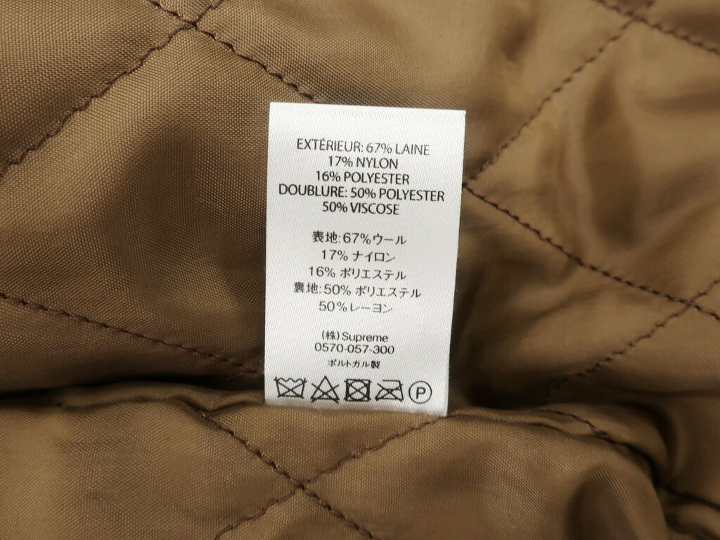 楽天市場】【中古】シュプリーム Supreme Script Logos Wool Overcoat