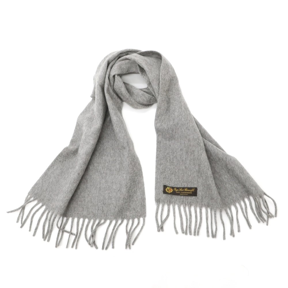 楽天市場】【中古】ロロピアーナ Loro Piana カシミヤ マフラー グレー