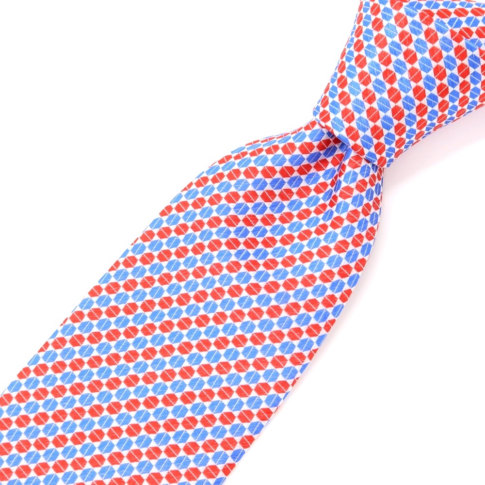 楽天市場】【中古】ドーメル DORMEUIL 3つ折り シルク ネクタイ ブルー