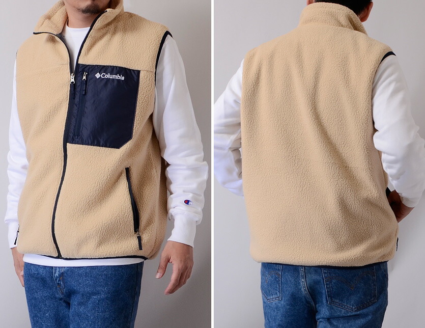 楽天市場】Columbia コロンビア フリース ベスト メンズ レディース