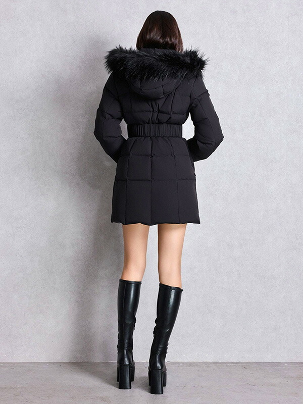 楽天市場】GYDA ジェイダ ダウン ジャケット ロング GD ベルト付き