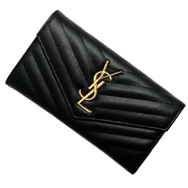 楽天市場】サンローラン SAINT LAURENT 二つ折り長財布 レディース 長