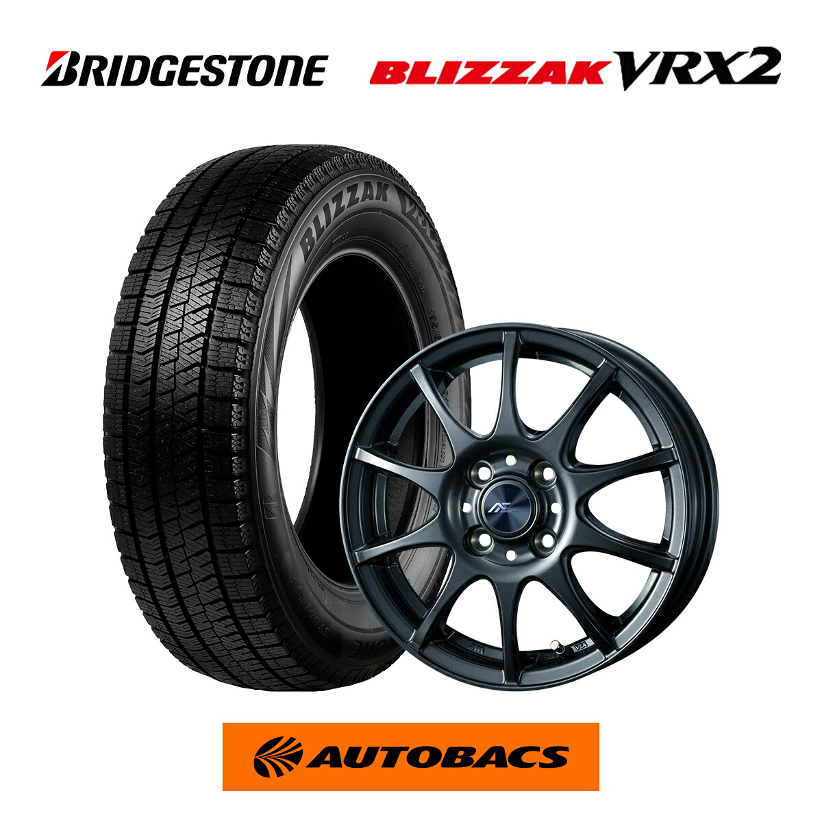 楽天市場】165／65r14 スタッドレス ホイールセット vrxの通販
