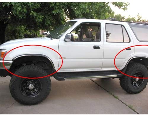 楽天市場】北米仕様 TOYOTA 185サーフ用 ホイールアーチモールディング