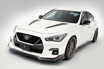 楽天市場】V37 スカイライン 400R カーボン フロントスポーラー クリア