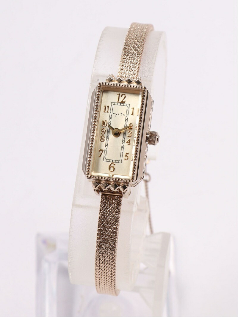 楽天市場】スクエアフェイスウォッチ 【AGETENO.26YG時計】 agete