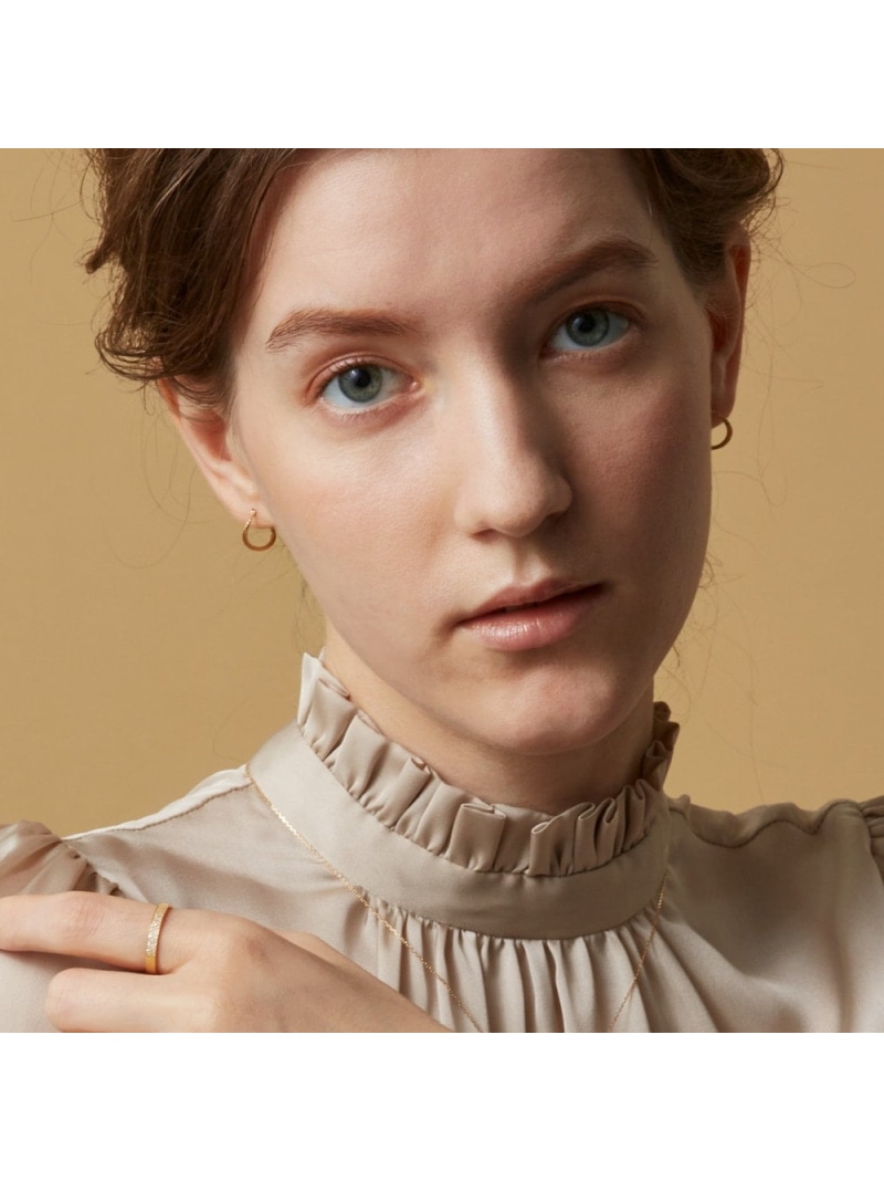 楽天市場】【SALE／10%OFF】K18フープピアス agete アガット