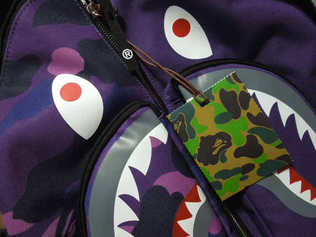 楽天市場】A BATHING APE(エイプ)COLOR CAMO SHARK DAY PACKシャーク