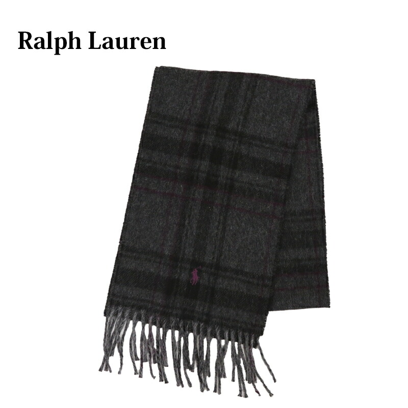 楽天市場】ポロ ラルフローレン ダブルフェイス ウール混紡 スカーフ