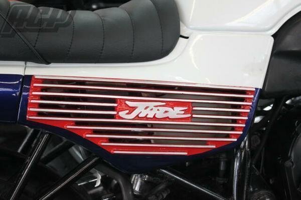 楽天市場】ジェイド250用 アルミ製 ロゴイリ アルフィンカバー 新品