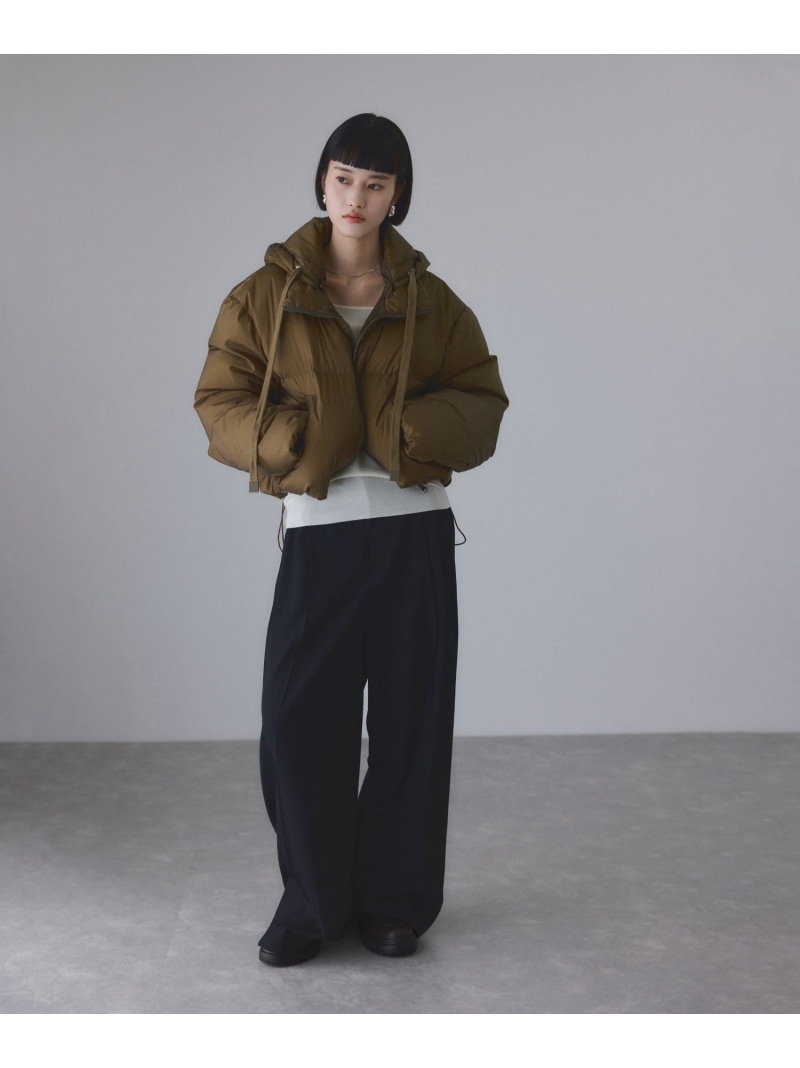 楽天市場】【サステナブル】2WAYフーディショートダウン/撥水 ADAM ET