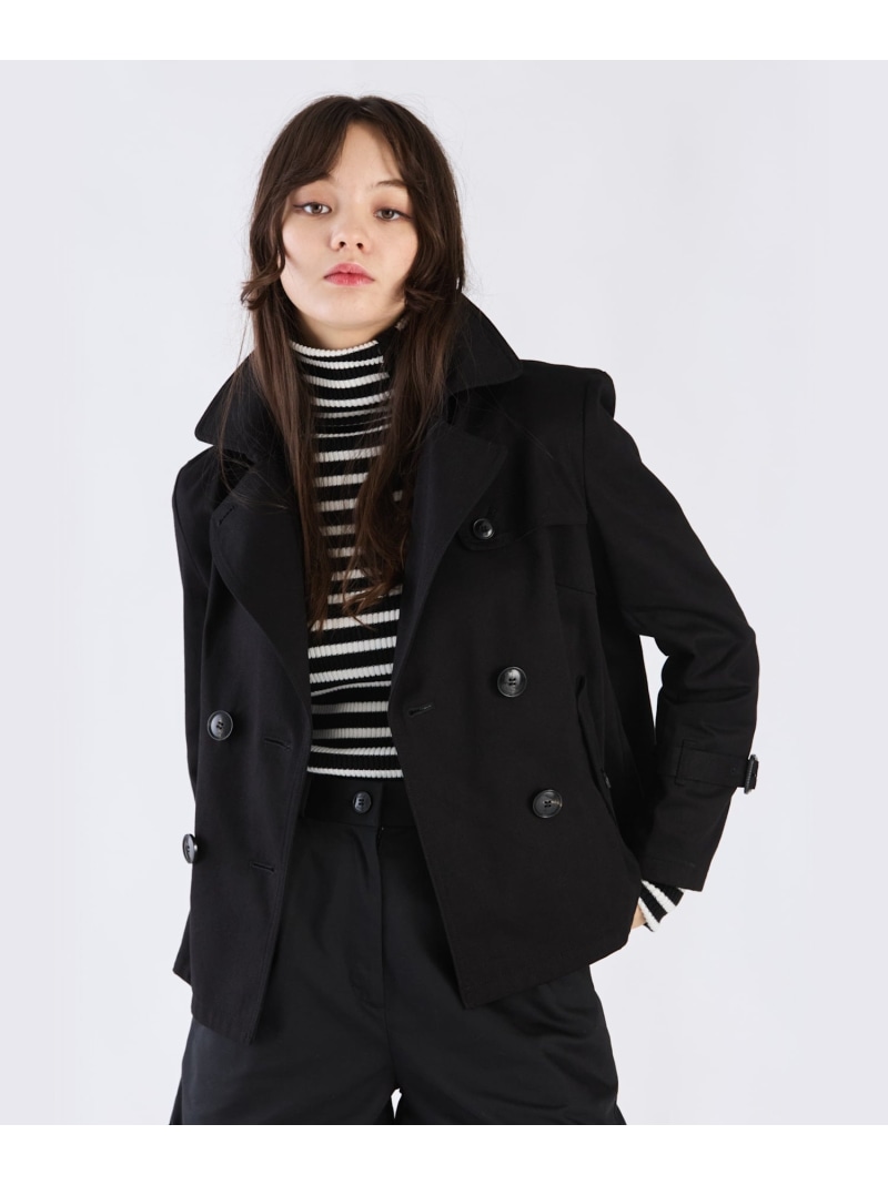 楽天市場】【SALE／40%OFF】ツイルショートトレンチジャケット To b