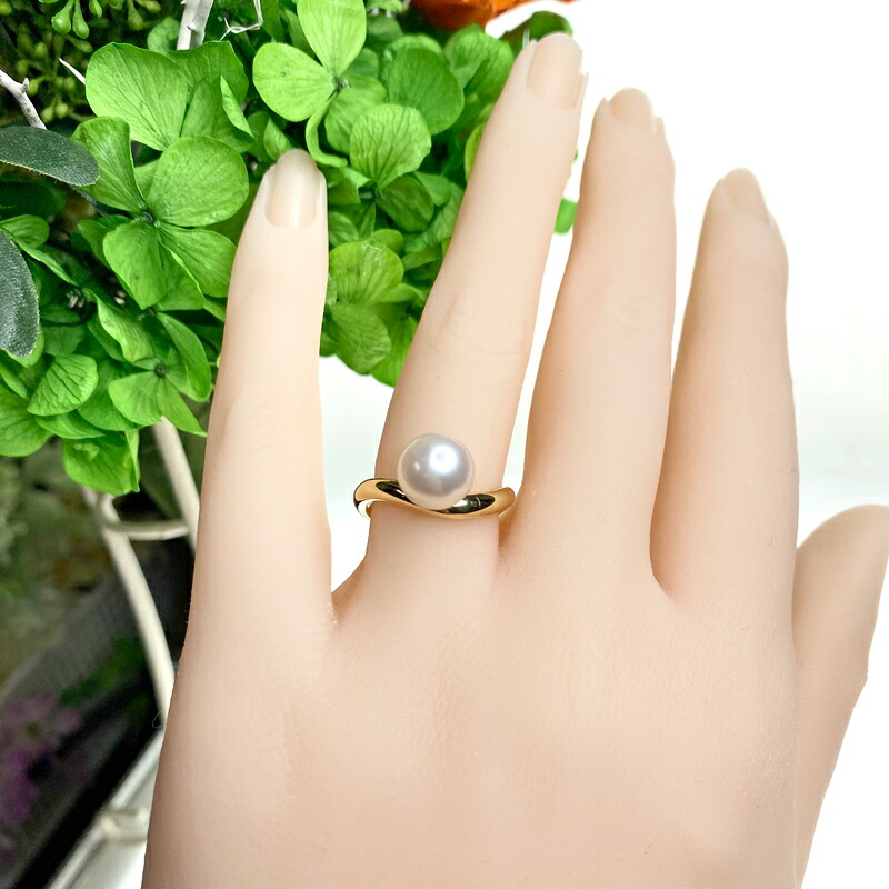 楽天市場】【MIKIMOTO】ミキモト パール 真珠 8.5mm 真珠リング パール