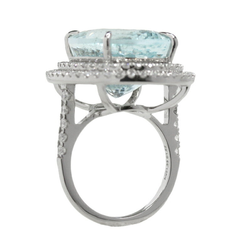 楽天市場】【ｾｰﾙ】アクアマリン 21.33ct リング 12号 PT900 プラチナ