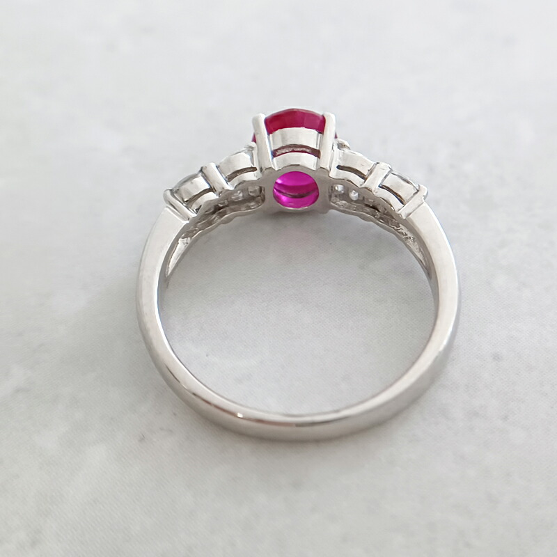 楽天市場】ルビー 1.276ct リング 13号 PT900 プラチナ 指輪