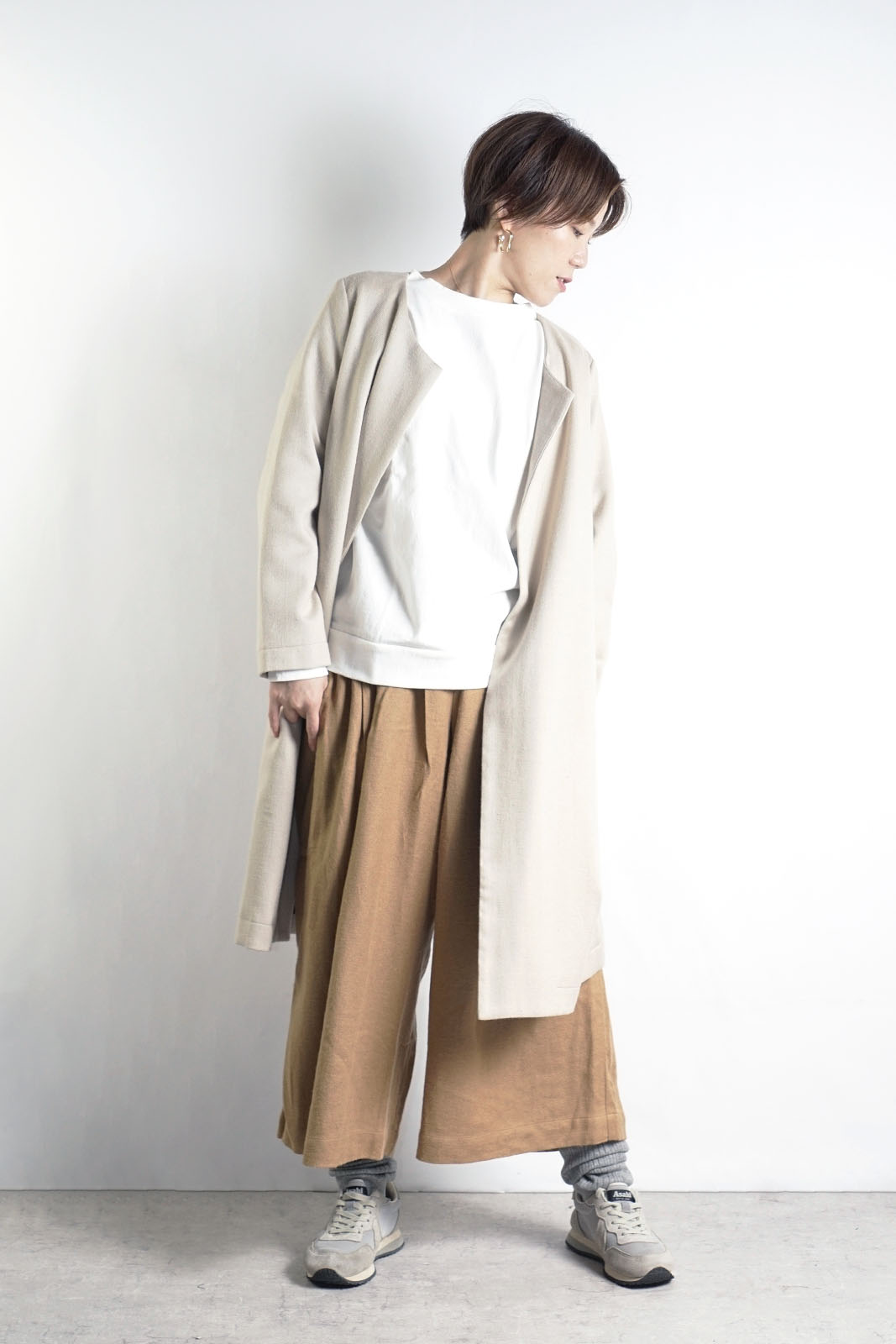 楽天市場】リネンウール ガウチヨパンツ 幅広 ボトムス 大人 オシャレ