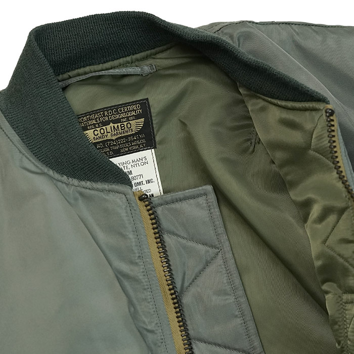 楽天市場】コリンボ COLIMBO ヴェローナー ストラトジャケット MA-1