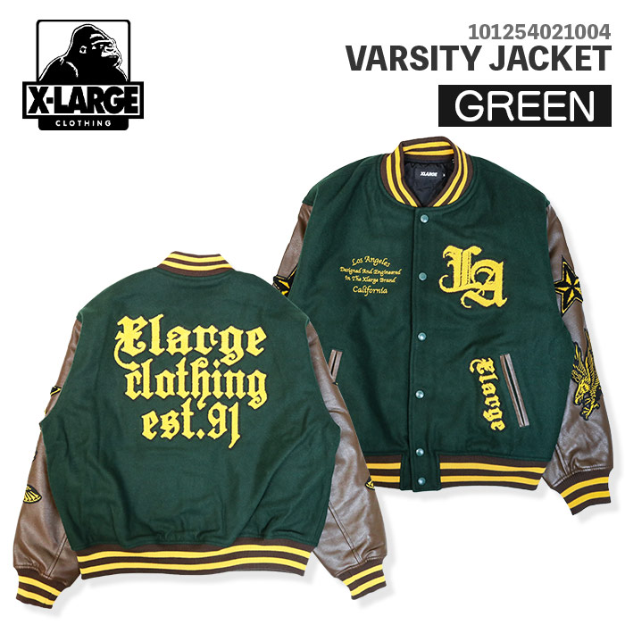 楽天市場】エクストララージ XLARGE バーシティ ジャケット