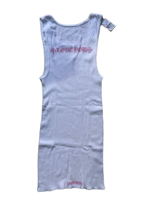 楽天市場】CHROME HEARTSクロムハーツタンクトップ white/pink