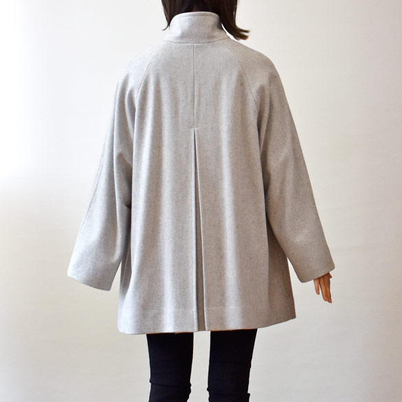 楽天市場】カフネ（cafune）PECOLAMB スタンドカラー ハーフコート