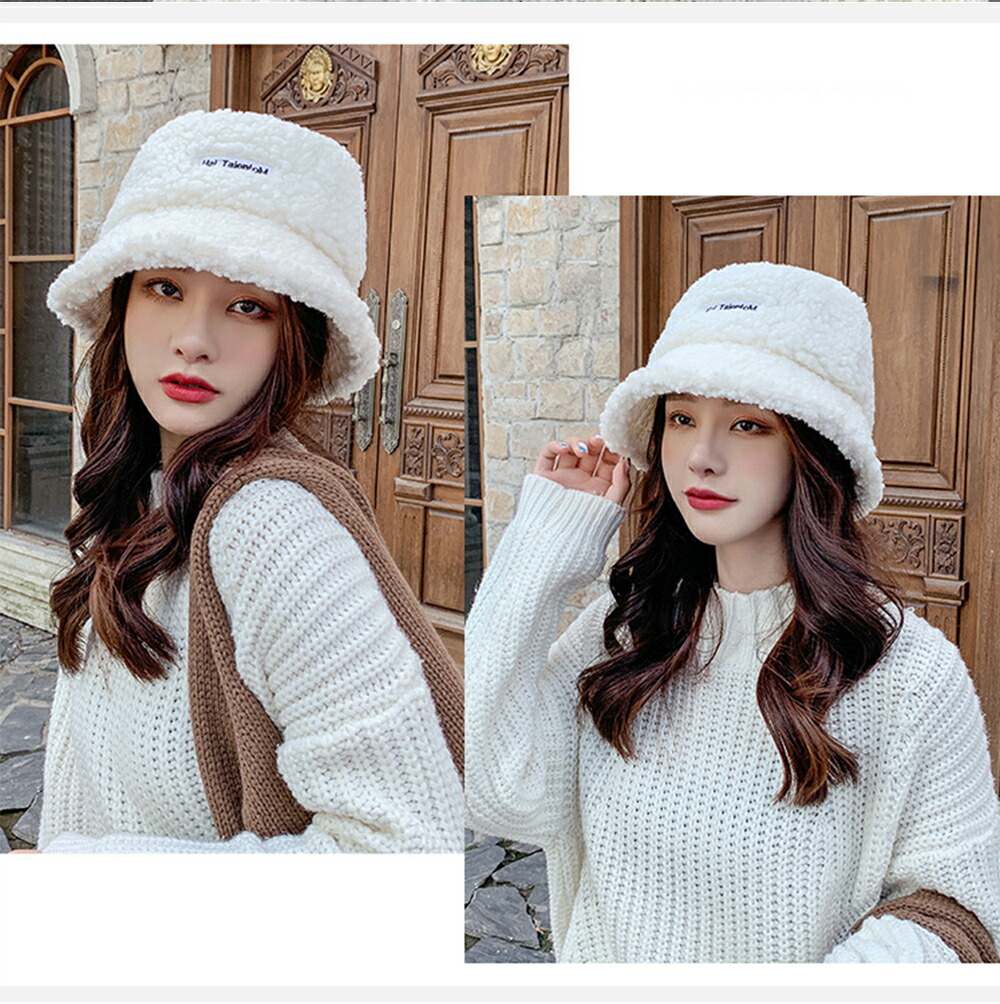 楽天市場】バケットハット ボアハット ボアバケットハット 帽子 ボア