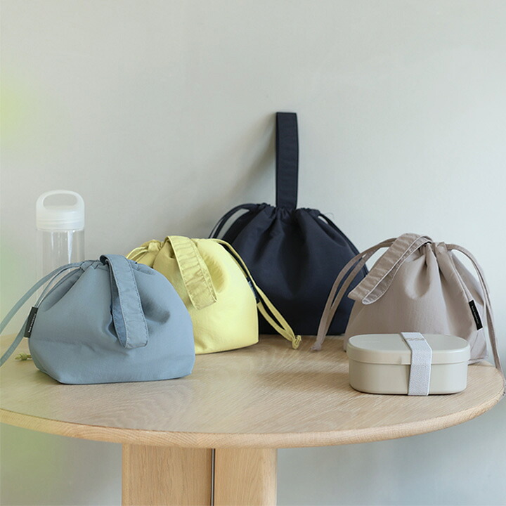 楽天市場】新カラバリ＆2サイズに！巾着型 保冷ランチバッグ／ランチ