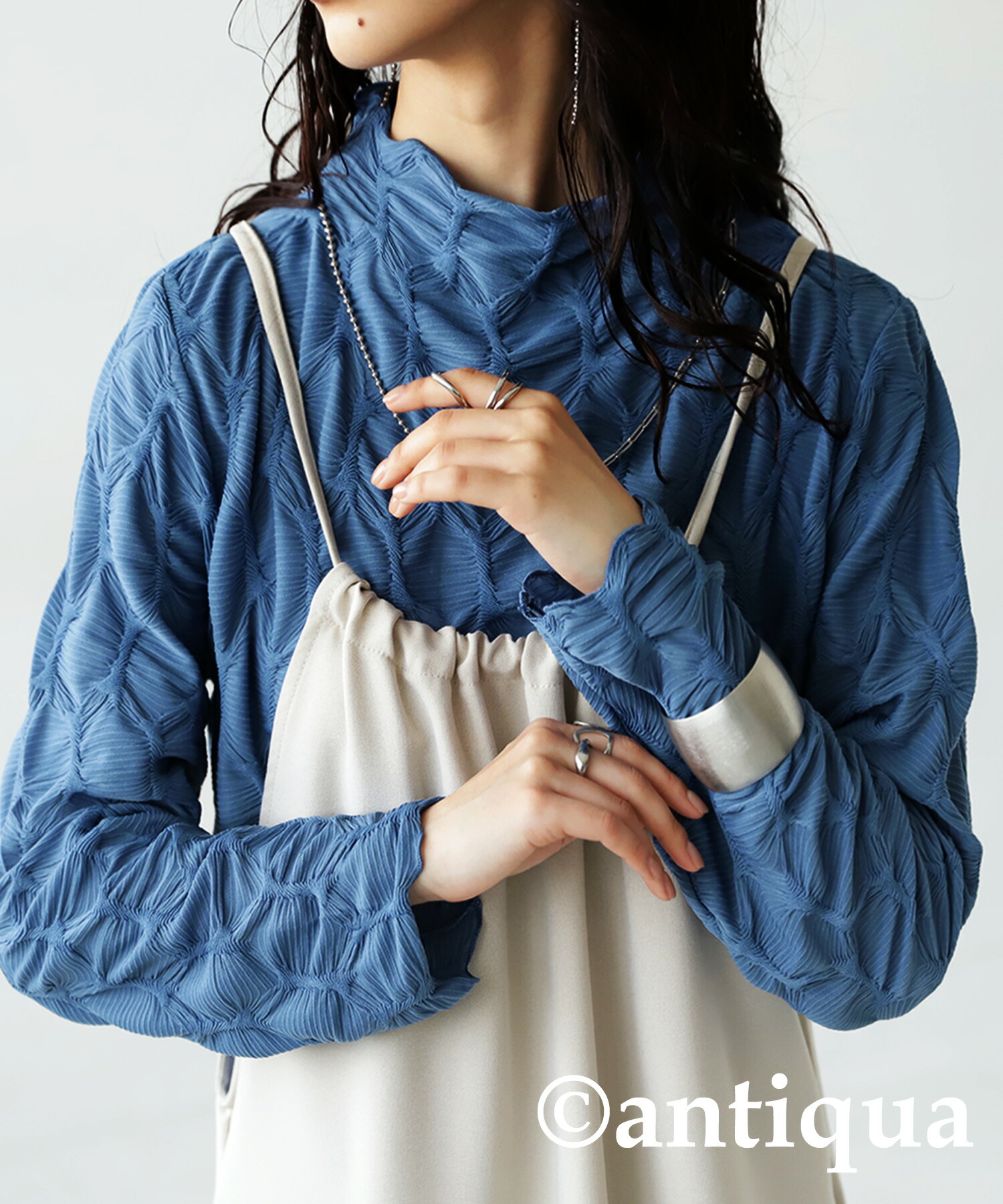 楽天市場】シャーリングトップス カットソー レディース トップス 長袖