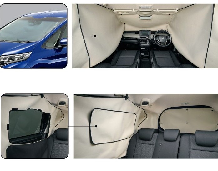 楽天市場】HONDA ホンダ 純正 FREED フリード プライバシーシェード