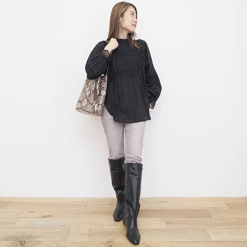 楽天市場】SHISEI シセイ 24018C ロングブーツ CHISEL KNEE BOOTS