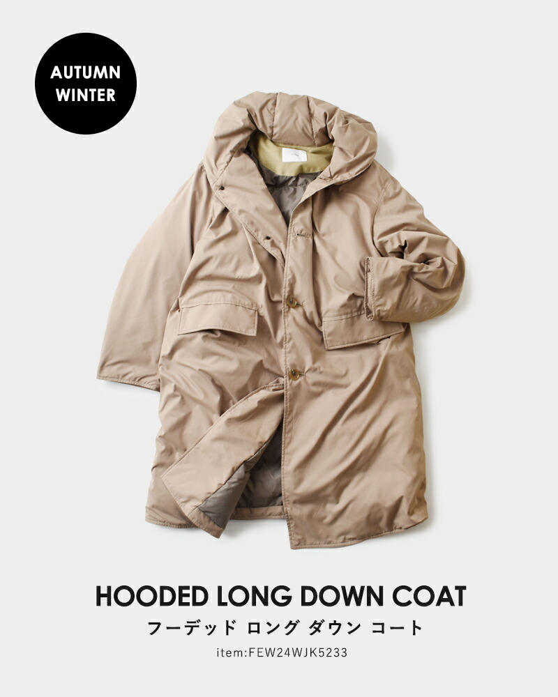 楽天市場】miffew ミフュー フーデッド ロング ダウン コート “HOODED