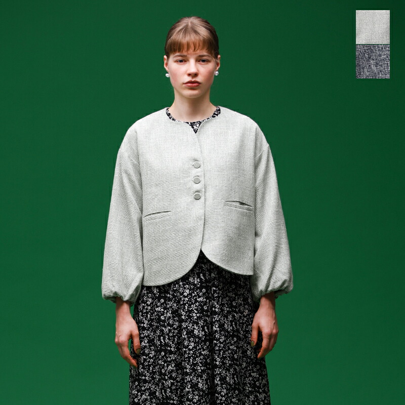 楽天市場】kelen ケレン デザイン ネック ジャケット “SARAN TWEED