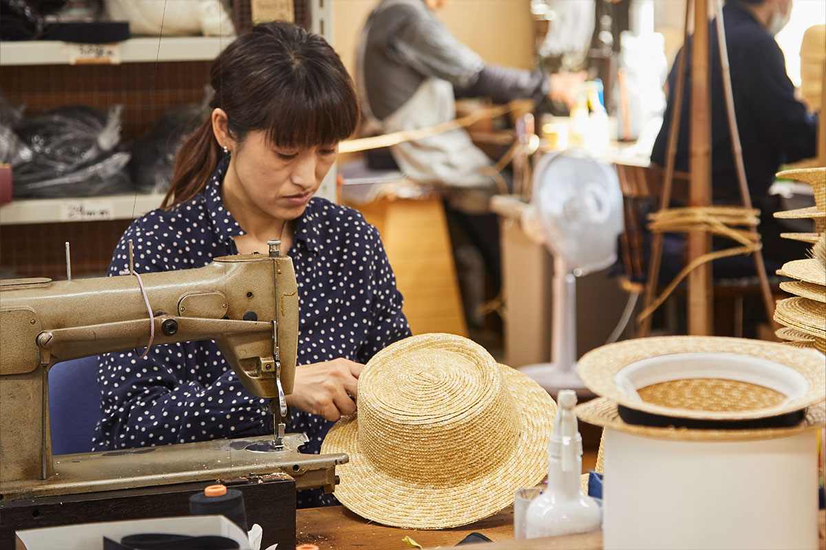楽天市場】麦わら帽子 田中帽子店 Stella(ステラ)女優帽 つば長