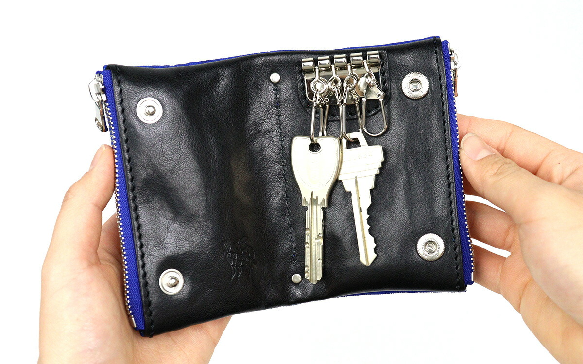 楽天市場】ZOO(ズー) 象革 エレファントレザー メンズ キーケース 鍵