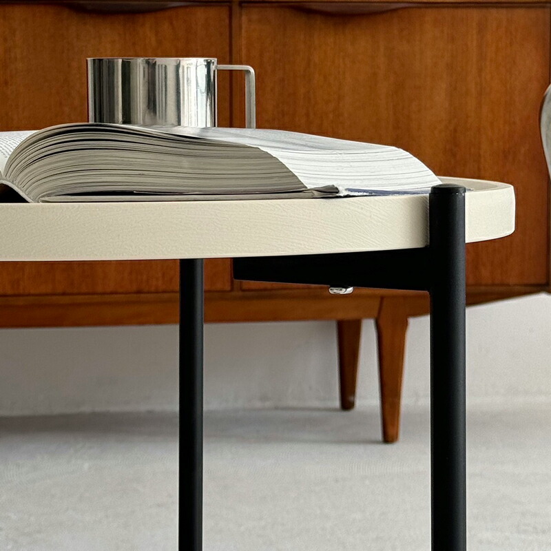 楽天市場】バイカラー 2段 ラウンド サイドテーブル【ART OF BLACK