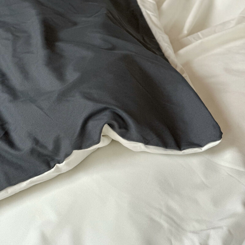 楽天市場】white×gray リバーシブル 布団カバーセット【ART OF BLACK